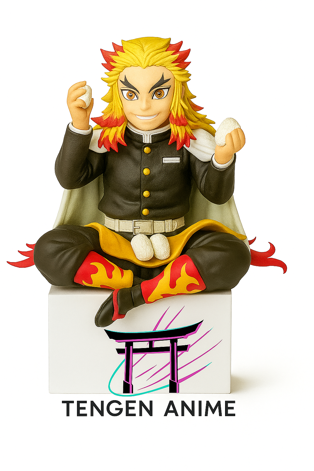 Demon Slayer – Rengoku Kyojuro Sitting Action Figure (15cm)