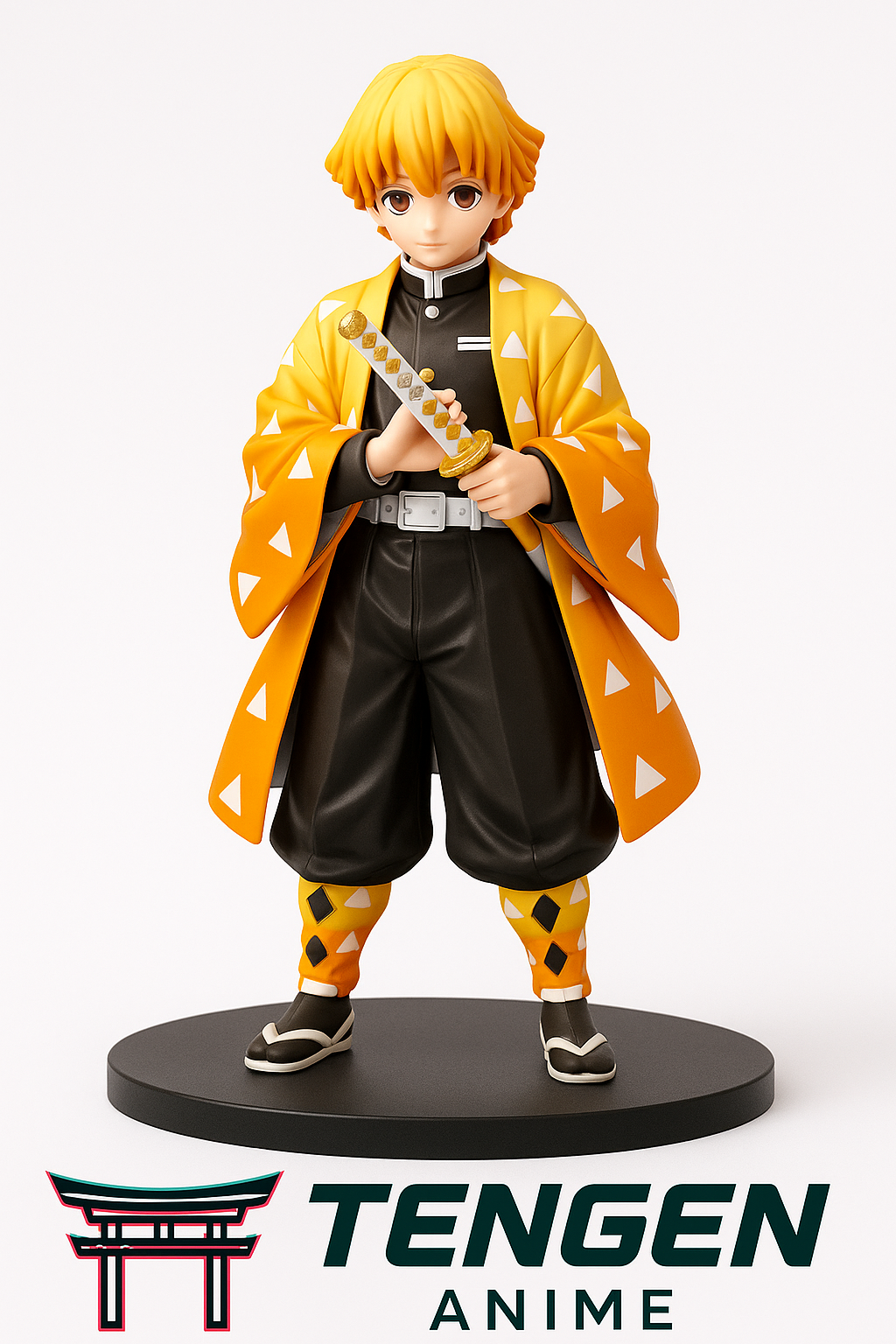 Demon Slayer – Zenitsu Agatsuma Standing Action Figure (15cm)